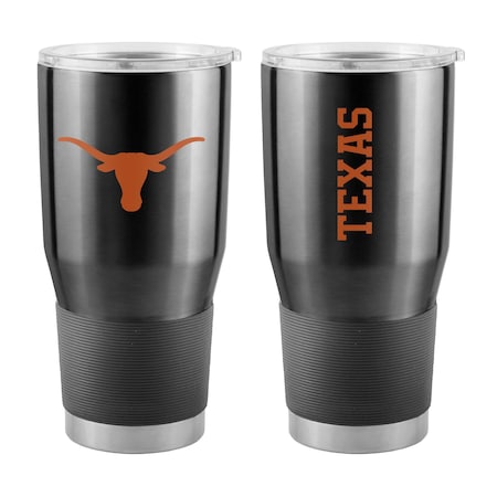 Logo Brands Texas Black Gameday 30 oz Stainless Tumbler 218-S30T-1
